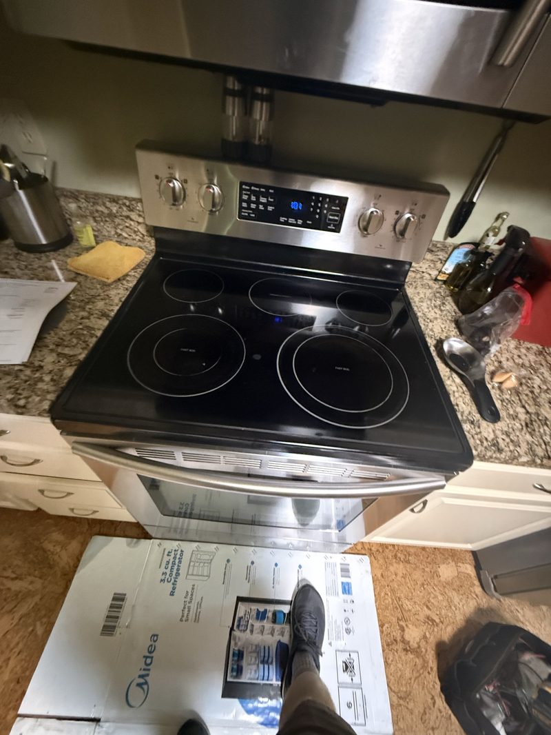 Electric range installation and service